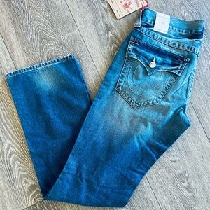NWT True Religion men’s straight leg Jeans